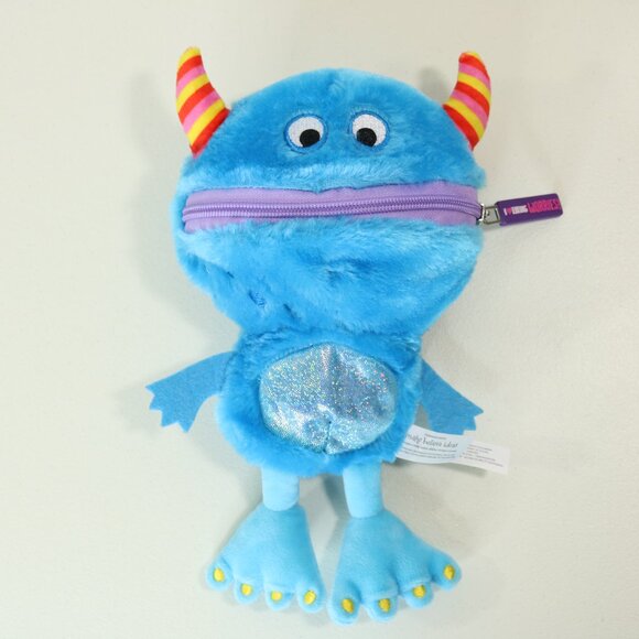 Make Believe Ideas The Very Hungry Worry Monster Zippered Mouth Pocket Plush Toy - Picture 5 of 12